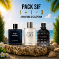 Blue de chanel 100ml + Acqua di giò 100ml + Uomo born in roma 100ml