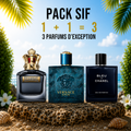 Scandal 100ml + Versace eros 100ml + Blue de chanel 100ml Gratuite