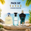 Light blue 200ml + Lv imagination 100ml + Le beau le parfum 125ml Gratuite