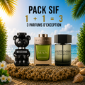 Moschino Toy boy 90ml + Bvlgari wood essence 100ml + La nuit de l’homme 100ml Gratuite