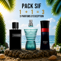 Ysl Y le parfum 100ml + Le male 125 ml+ Armani code A list 100ml Gratuite