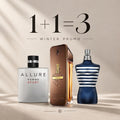 Chanel allure homme sport 100ml + 1 million privé 100ml + le male in the navy 125ml Gratuite