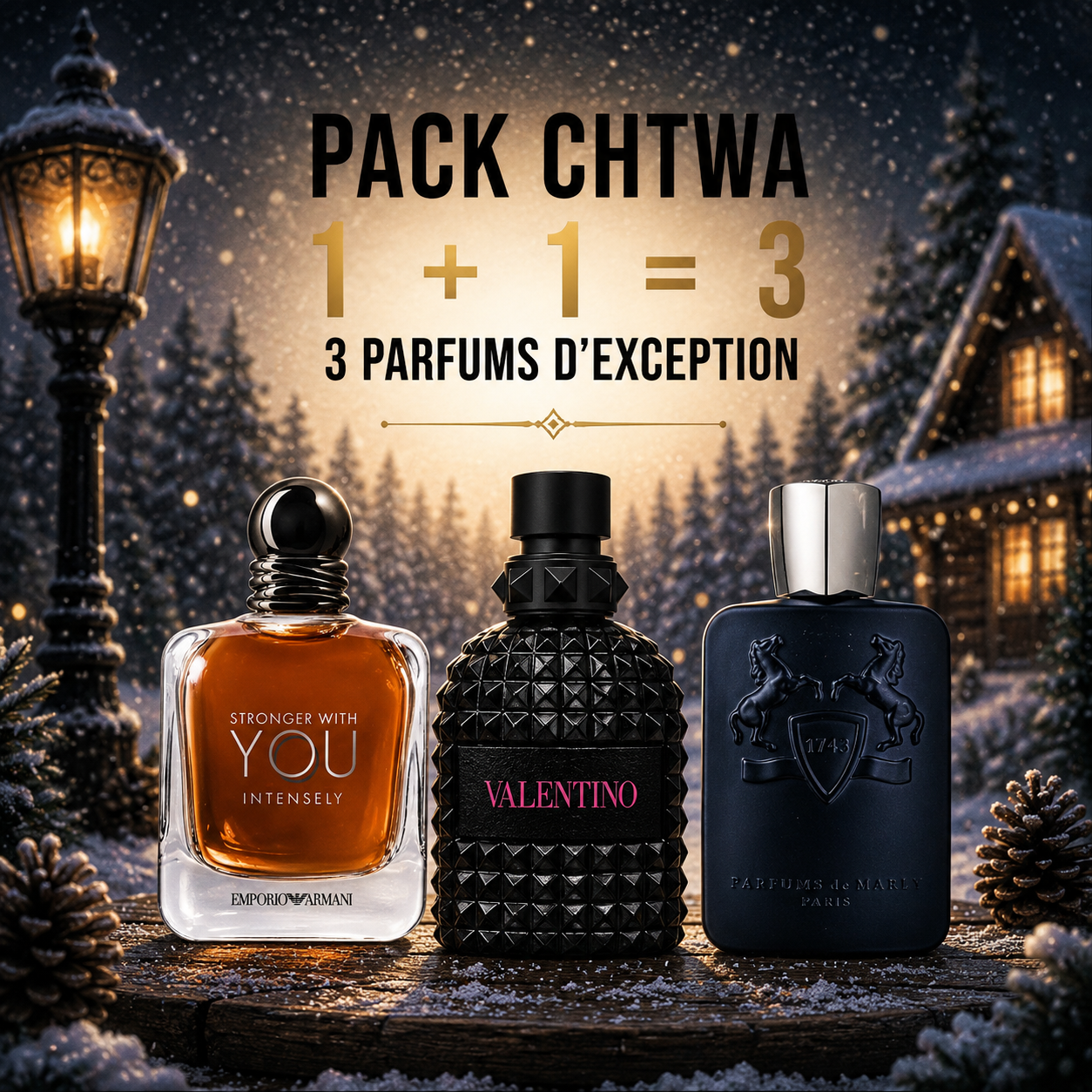 Swy intensely 100ml + Valentino extradose 100ml + Pdm layton 125 ml Gratuite