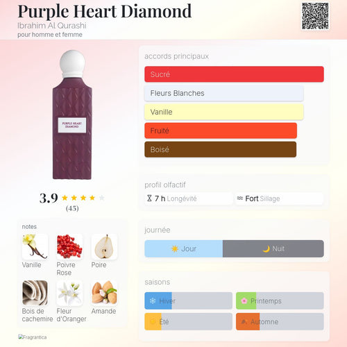 BAQ PURPLE HEART DIAMOND