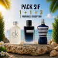 Ck one 100ml + Ysl Y edp 100ml + le male in the navy 125 ml Gratuite