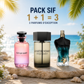 Lv City of stars 100ml + La Nuit de l’homme 100ml + Le beau 125ml gratuit