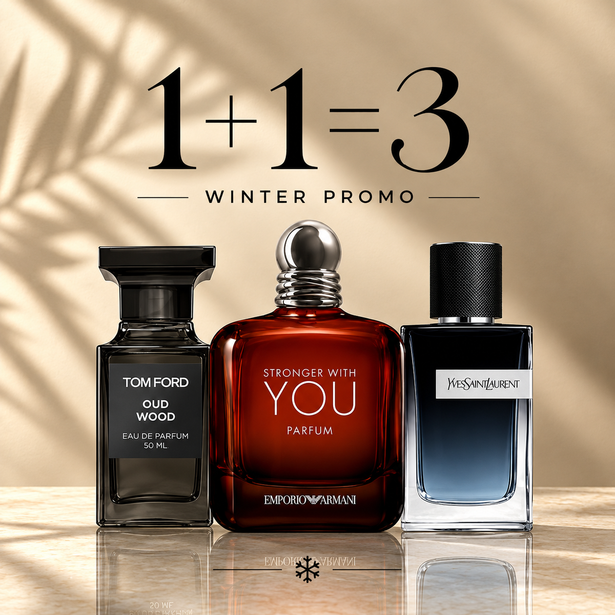 TF oud wood 100ml + Swy le parfum 100ml + Ysl Y edp 100ml Gratuite