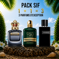 JPG Scandal 100ml + Swy sandalwood 100ml + Y le parfum 100ml Gratuite