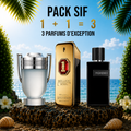 Invictus Aqua 100ml + 1 million royal 100ml + Y le parfum 100ml Gratuite