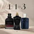 Valentino born in roma intense 100ml + Le male le parfum 125ml + Pdm layton 125ml Gratuite