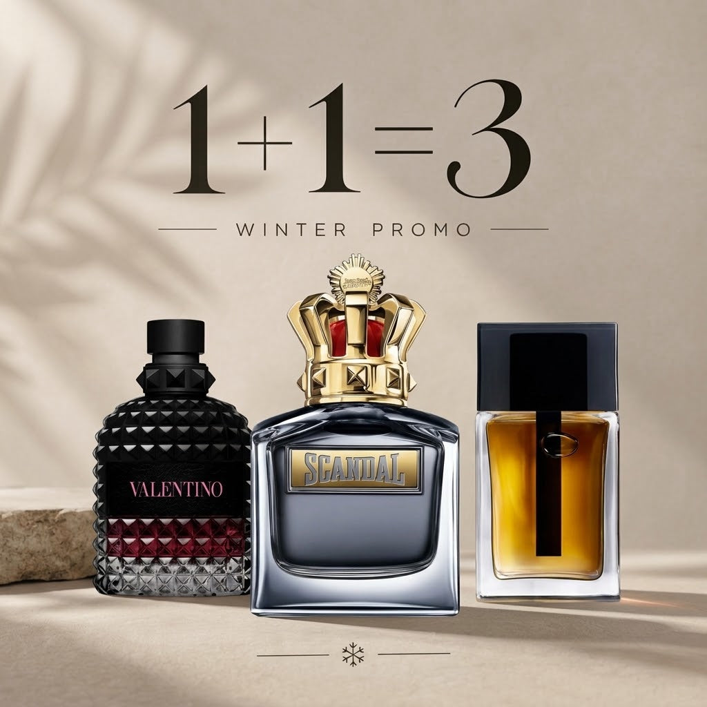 Valentino born in roma intense 100ml + Scandal 100ml + dior homme intense 100ml Gratuite