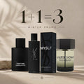 Tom ford ombre leather 100ml + Ysl myslf le parfum 100ml + la nuit de l’homme 100ml Gratuite