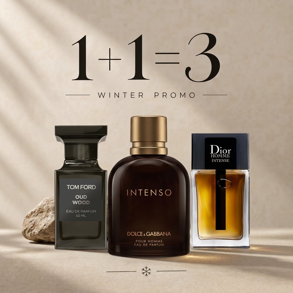 TF oud wood 100ml + D&G intenso 100ml + Dior homme intense 100ml Gratuite