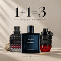 Valentino born in roma intense 100ml + Bleu de chanel 100ml + Spicebomb infrared 100ml Gratuite