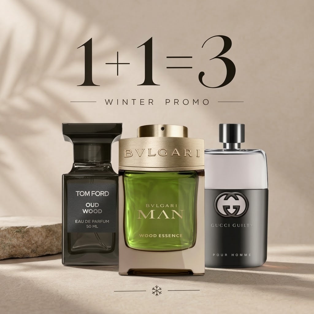 TF oud wood 100ml + Bvlgari man wood essence 100ml + Gucci guilty 100ml Gratuite