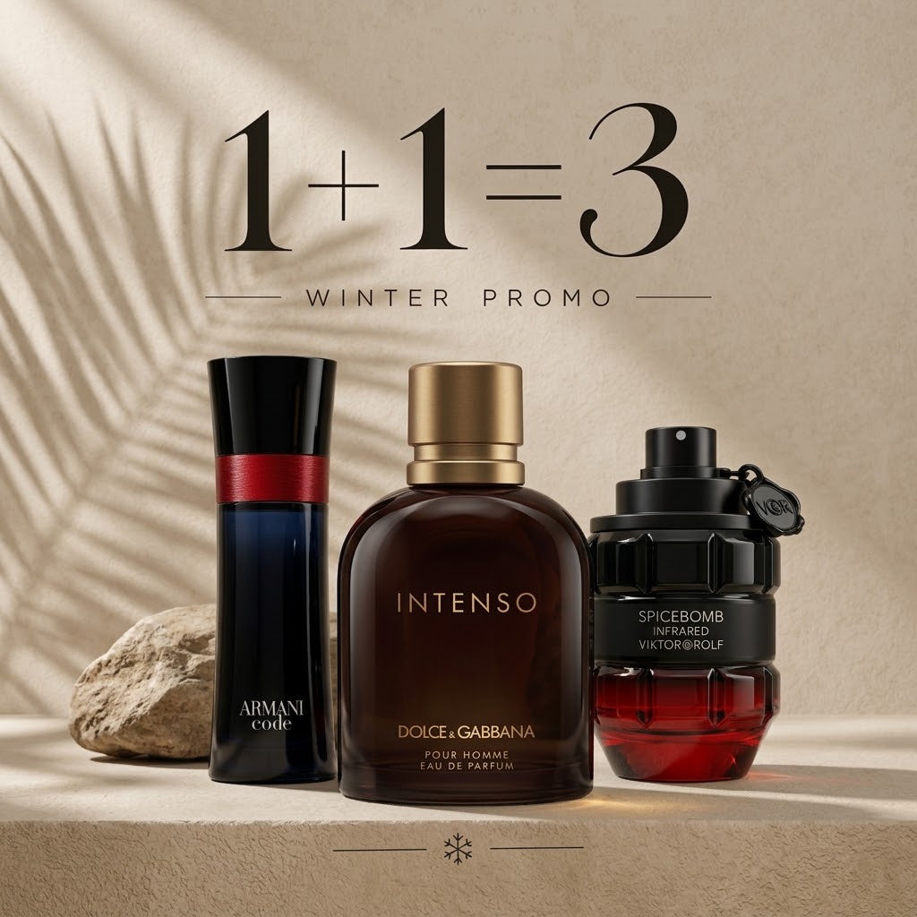Armani code A-list 100ml + D&G intenso 100ml + Spicebomb infrared 100ml Gratuite