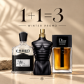 Creed aventus 120ml + le male le parfum 125ml + dior homme intense 100ml Gratuite