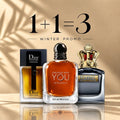 Dior homme intense 100ml + Swy intensely 100ml + Scandal 100ml Gratuite