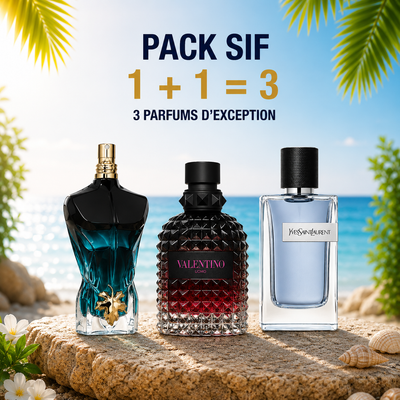 Le beau 125ml + Uomo Born in roma extradose 200ml + Y edt 100 ml Gratuite