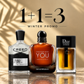 Creed aventus 120ml + Swy absolutely 100ml + Dior homme intense 100ml Gratuite